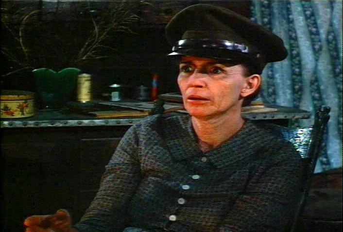 June Carter Cash as mystic seer Mayhaley Lancaster, in the TV Movie of 1983