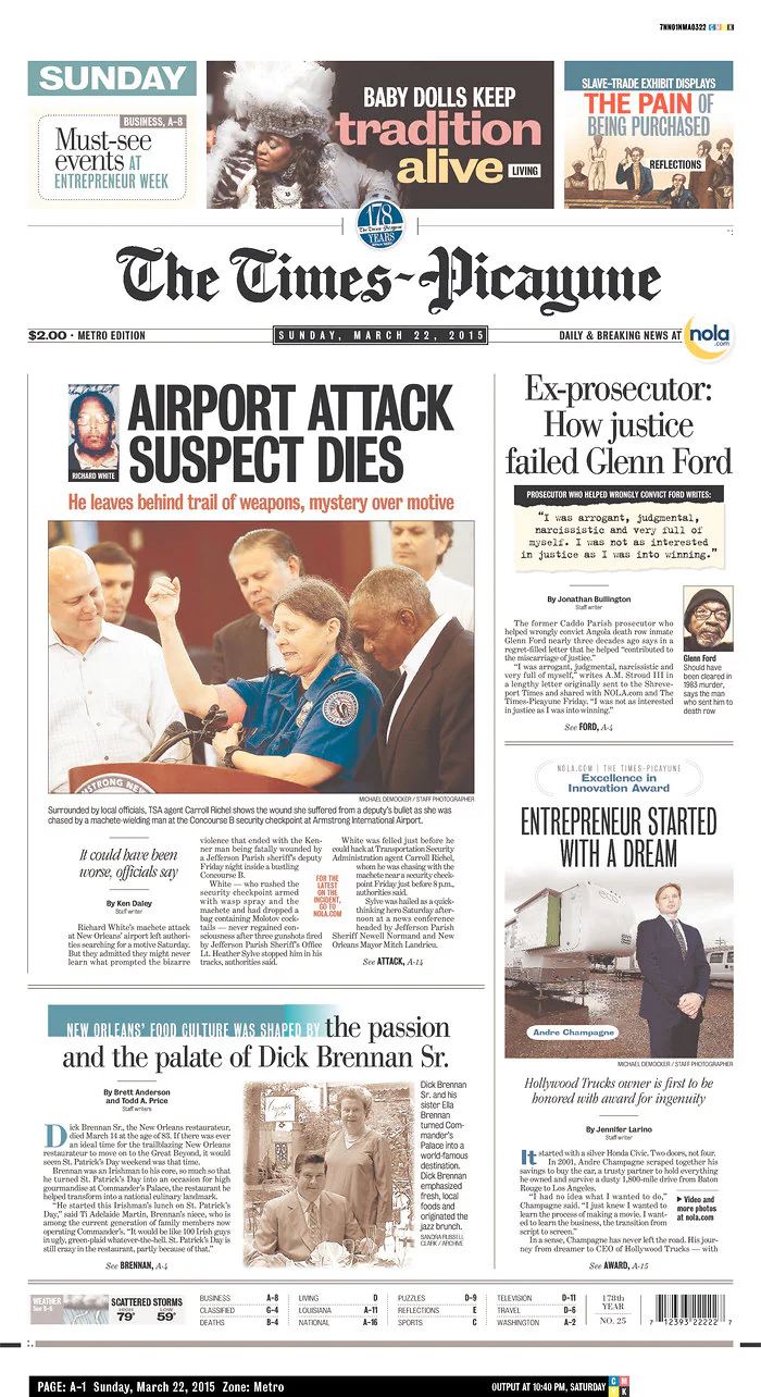 Times-PicayuneFrontPage3-22-15AirliftProductions