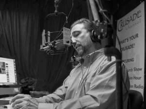 Mike Church putting in another day at the office on the VERITAS Network .... with some help from Airlift Mike