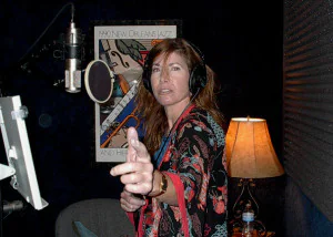 WendiBermanRecordsVoiceOverAtAirliftProductionsNOLA